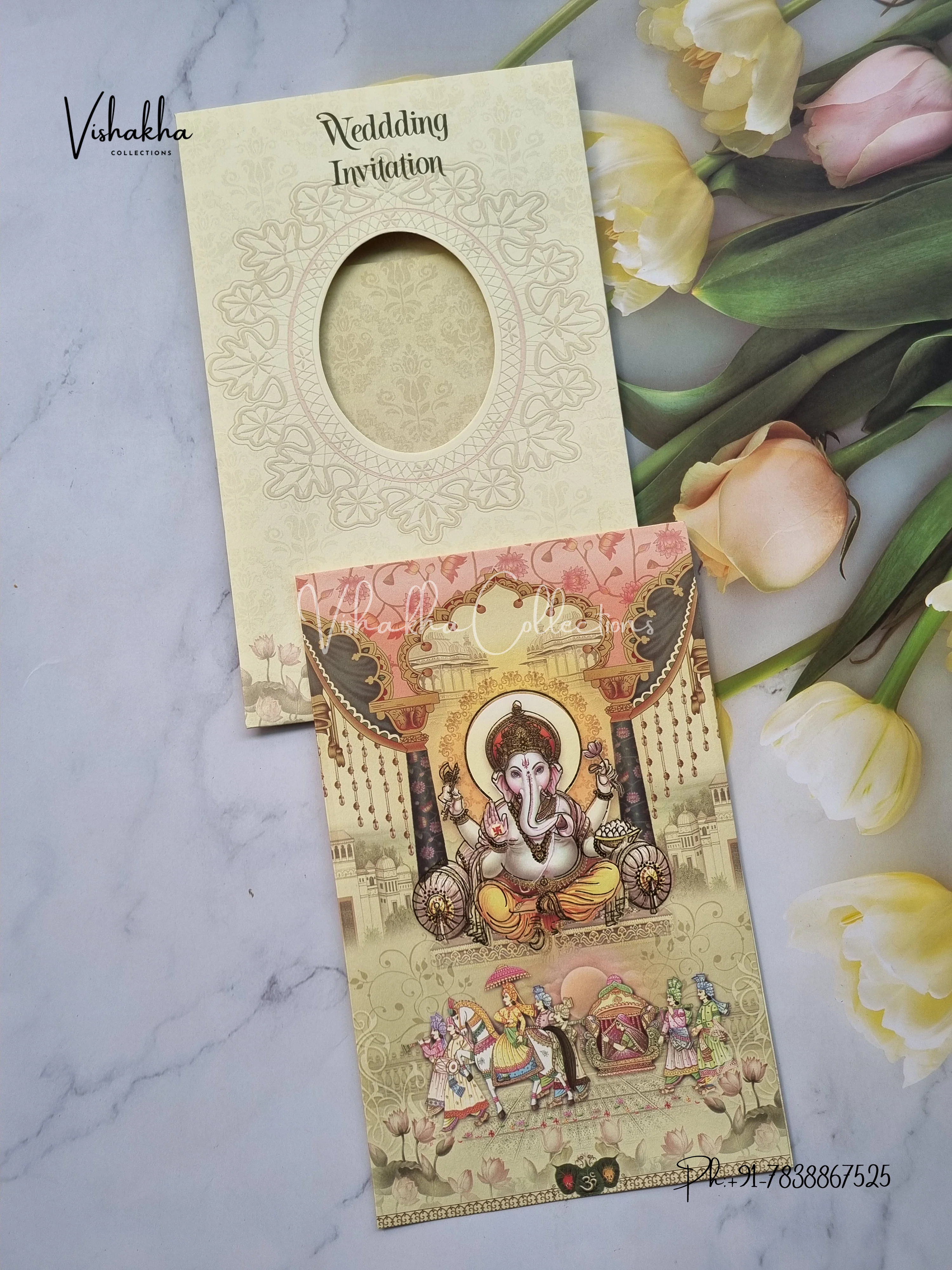 Barat Ganesh Ji Hindu invitation Cards EJ-5265