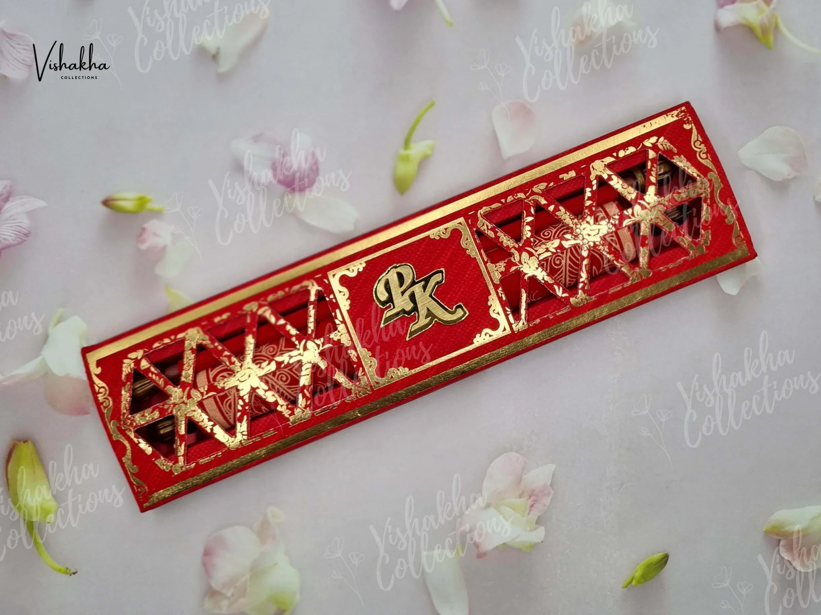 Designer Premium Customized Wedding Invitation Cards - FC-037 - Image 2