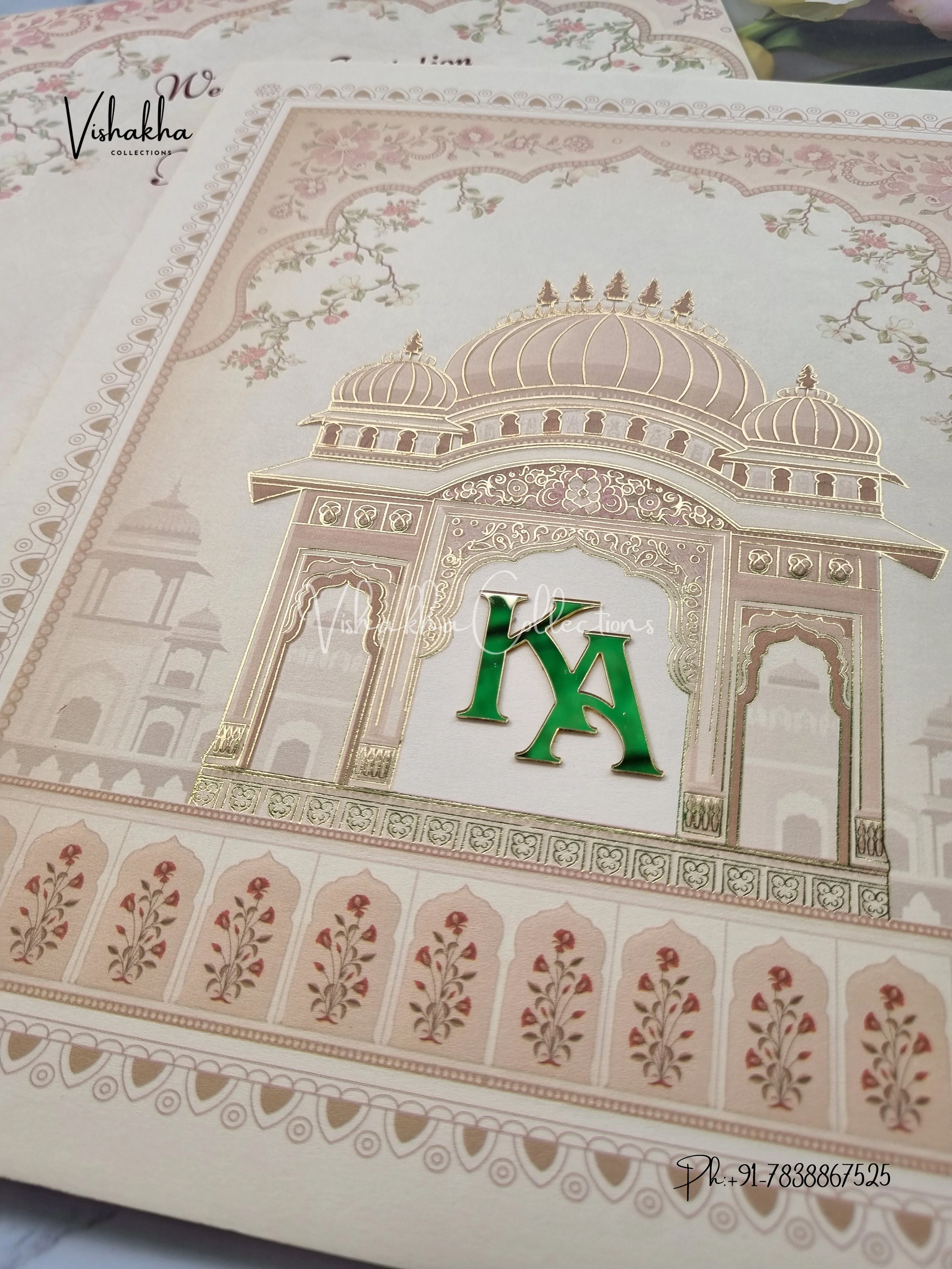 Hindu Muslim Christian Sikh invitation Cards EJ-5100 - Image 2