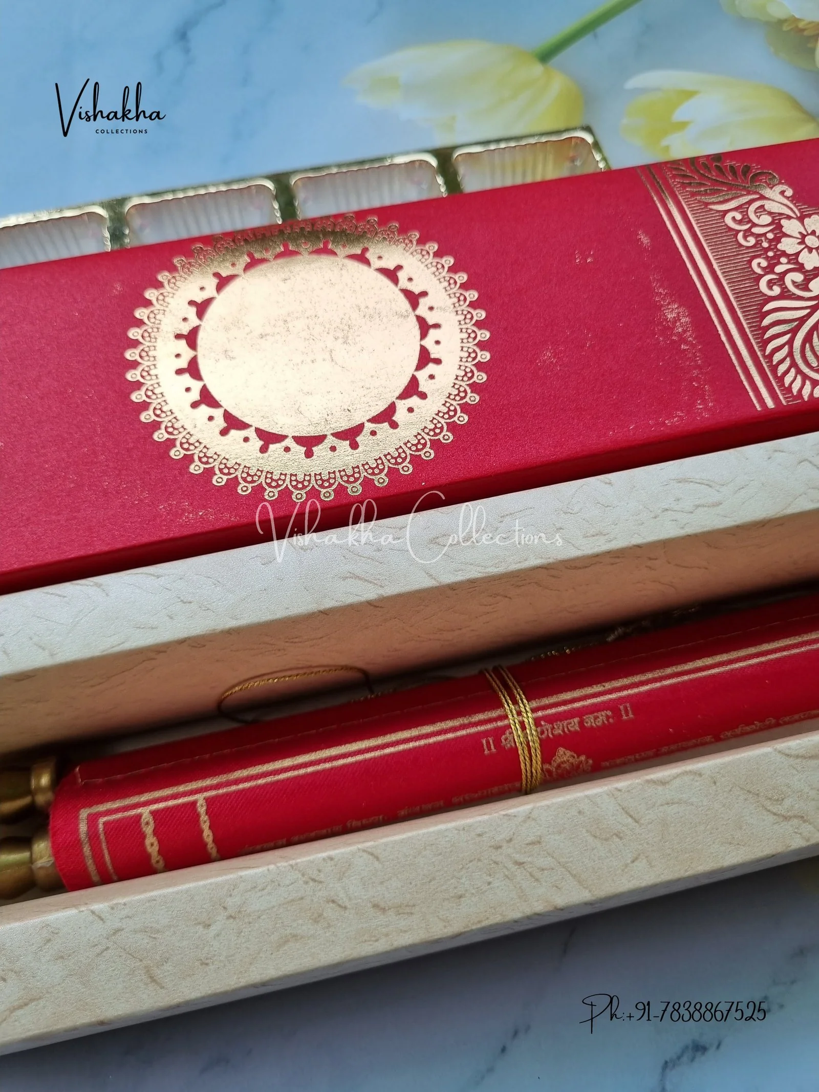 Scroll Farman invitation Cards FC-067 - Image 2